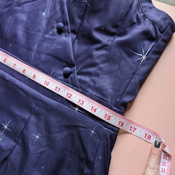 NWT--Lindy Bop Space Cats Halter Dress - Picture 6 of 8